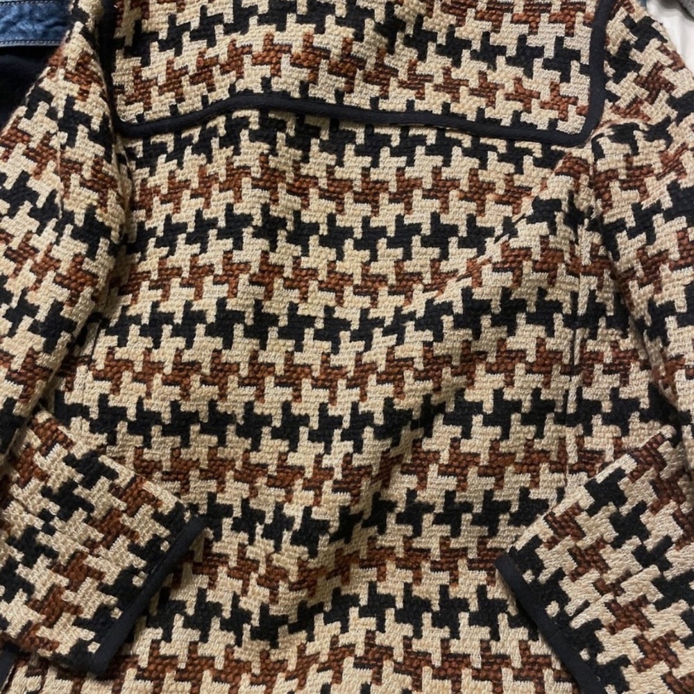 Houndstooth shawl jacket - Picture 4 of 6